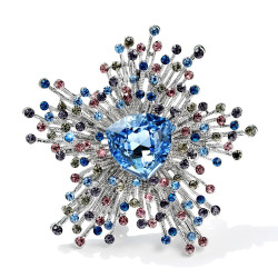 Monemel Swarovski Yaka İğnesi - Kolye (Altın Kaplama) Monemel Swarovski Yaka İğnesi - Kolye (Altın Kaplama)